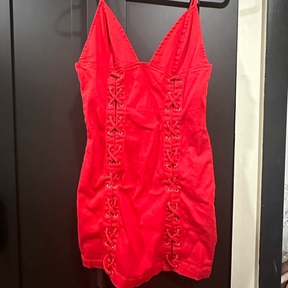Red dress